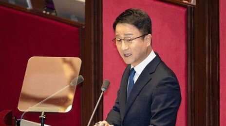 한병도, 첫 교섭단체 연설서 ‘내란’은 17번, ‘협치’는 0번 언급