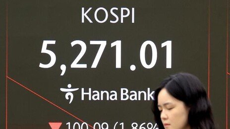 개미들 매수에도 코스피 5300선 깨져…美 기술주 부진 여파