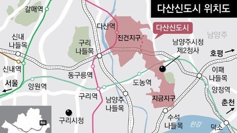 다산 진건지구 15년 만에 완성됐다