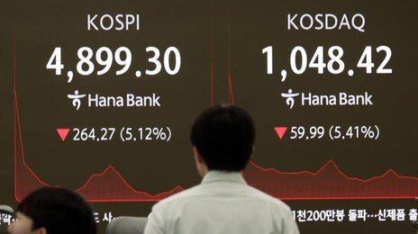 코스피, 나흘만에 5000선 또 붕괴…매도 사이드카 발동