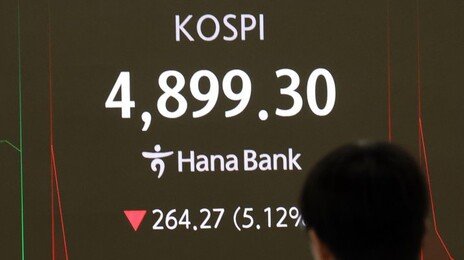 ‘AI 거품론’에 코스피 롤러코스터…나흘 만에 장중 5000선 하회