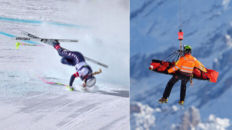 ‘스키 여제’ 린지 본, 충격의 사고…마지막 도전 멈췄다