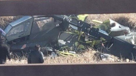 비상착륙 훈련하던 軍헬기 추락, 탑승자 2명 사망