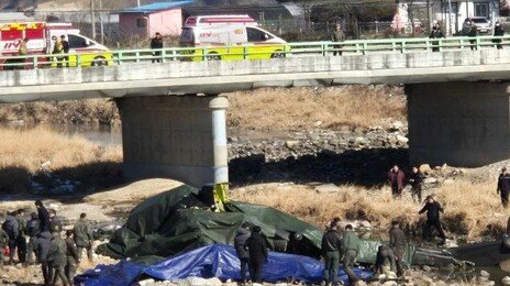 가평서 비상착륙 훈련하던 軍헬기 추락…탑승자 2명 사망