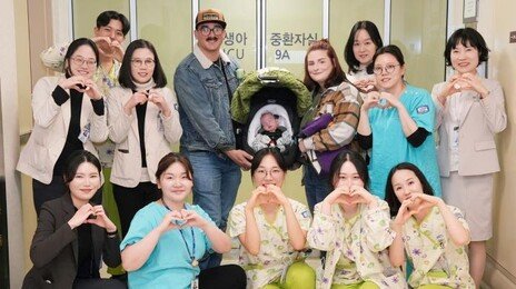 설 명절 앞두고 688g ‘초극소’ 이른둥이 미군 아기 스텟슨 집으로