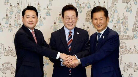李, 내일 정청래-장동혁과 오찬 회동…“의제 제한없다”