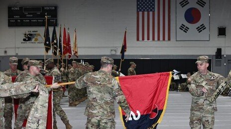 美 스트라이커여단 임무 교대…9개월간 한반도 주둔[청계천 옆 사진관]