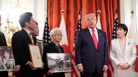다카이치, 납북 피해자 만나 “김정은과 정면으로 마주할 각오”