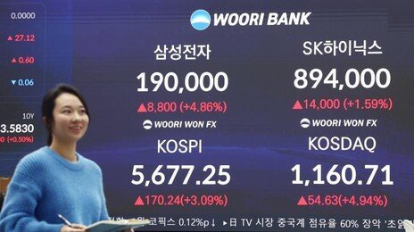 메모리 공급 부족 ‘램마겟돈’ 지속…반도체 투톱 주가 껑충