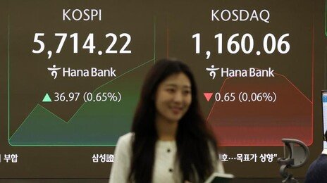 코스피 장중 5800선 ‘터치’