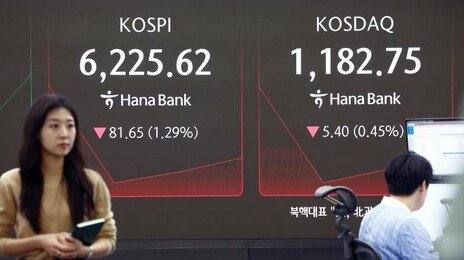 엔비디아 5%대 하락에 코스피 약세…개미들 저가매수 나서