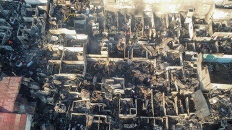 필리핀 주택 300채 화재…“아내 외도에 자기 집에 방화”