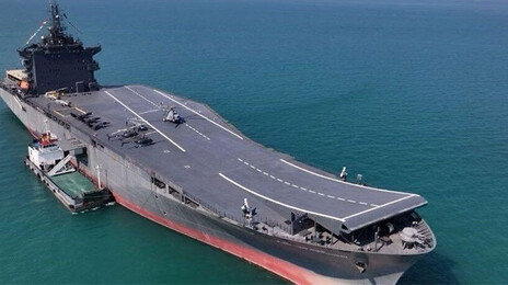 세계 최초 이란 ‘드론 항모’, 알고보니 한국산?