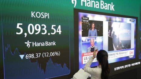 코스피 사상최대 폭락…‘9·11’ 때보다 잔인했다