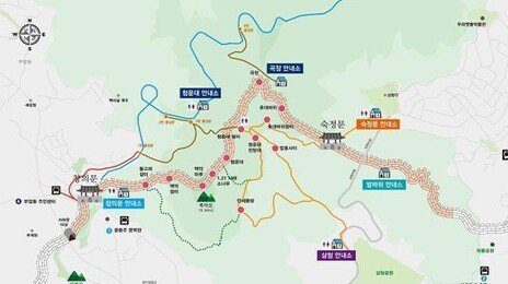 청와대 뒤편 북악산 24시간 개방…경호 속 ‘열린 탐방’ 확대