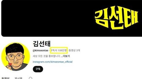 ‘골드버튼’ 김선태, 퇴사 이틀 만에 몇 달 치 공무원 월급 뽑았다