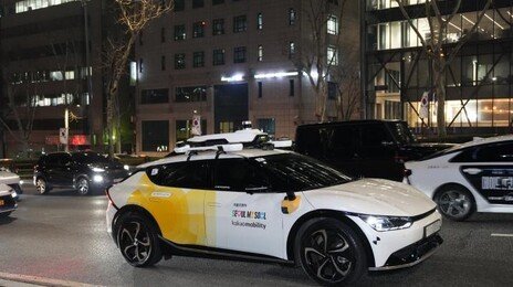 카카오모빌리티 자율주행차, 심야 강남 도심을 달린다