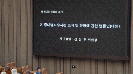 중수청법, 민주당 주도로 국회 본회의 통과