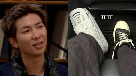 RM ‘발목 깁스’에도 부상 투혼…끝내 광화문 무대 오른다