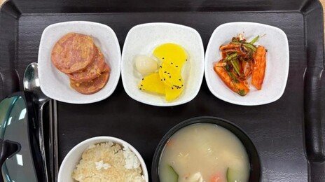 “노벨상 꿈꾸는 연구소 맞나?”…‘소시지 3쪽’ 부실 식단 논란
