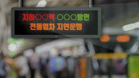 하차 놓친 취객, 문 열고 선로로…1호선 한때 지연