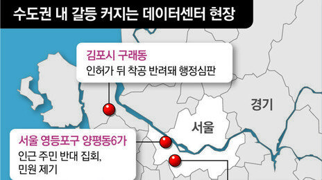 “데이터센터, 우리 동네엔 안돼”… 수도권, 민원폭탄-소송 갈등