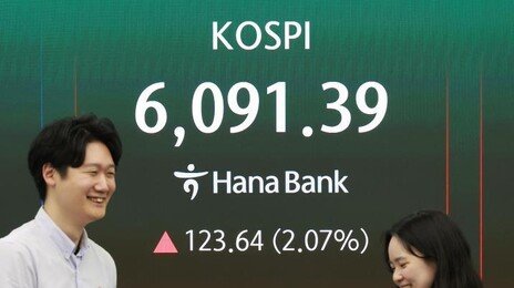 종전 기대-외국인 컴백… 코스피 장중 6100 회복