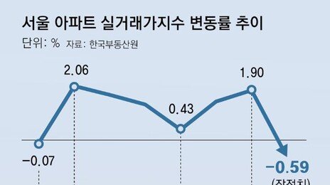 “양도세 중과 피하려 급매”… 서울 아파트 실거래가 7개월만에 하락