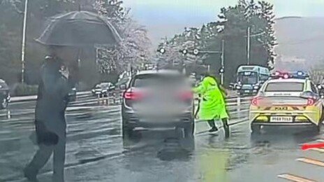 부산 도로 한 가운데 차 세우고 잠든 만취 운전자…추격 끝에 검거