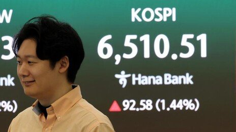 코스피, 장중 6500 돌파…사흘 연속 사상최고치 경신