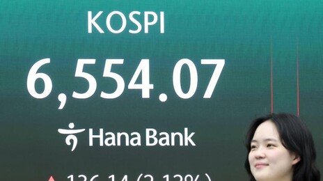 코스피 장중 6500 첫 돌파…사흘 연속 신고가 랠리