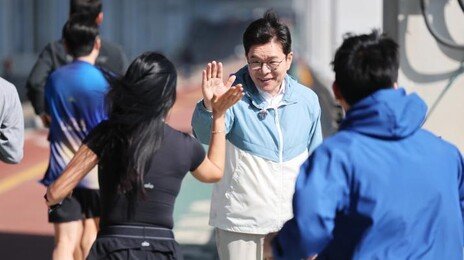 러너들 만난 정원오…캠프 대변인단엔 김동아·이주희·김규현 합류