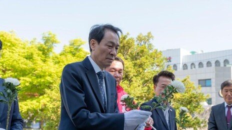 우상호, 아버지 모교 춘천고 찾아…“마라토너처럼 강원 꿈 향해 완주”