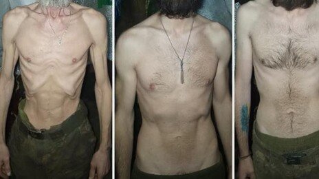갈비뼈 앙상한 우크라 병사들…17일간 굶고 체중 40kg 줄기도