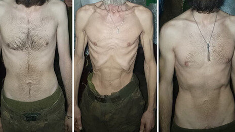 갈비뼈 드러낸 우크라 병사들 “녹인 눈 마시거나 17일 굶기도”
