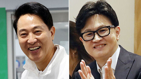 장동혁 지우고…李와 대리전 부각하는 오세훈-한동훈