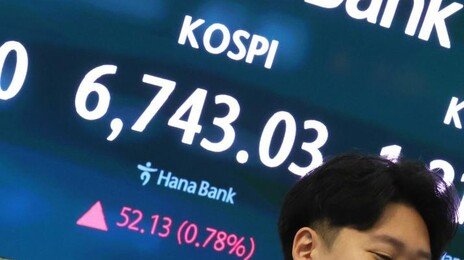 코스피, 장중 6750선 터치…또 사상 최고치 경신