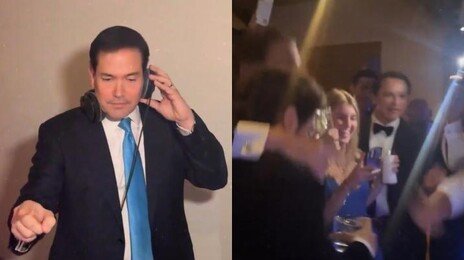 ‘만능장관’ 美루비오, 결혼식서 DJ로 변신 화제