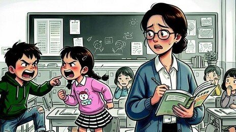 ‘금쪽이’들의 수업 방해… 교사 절반 “빈도 늘어나”