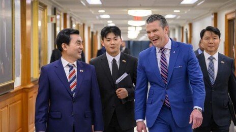 韓美 국방장관 회담 끝…“전작권전환·동맹현대화 논의”