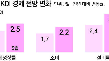 KDI “올 성장률 1.9→2.5%, 반도체가 중동악재 덮어”