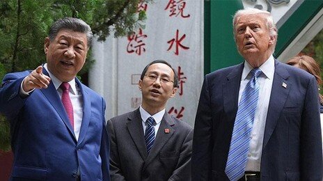6m 붉은담장 속 中권력 심장부, 중난하이서 트럼프-시진핑 차담-오찬