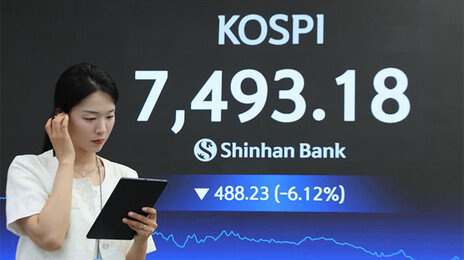 ‘팔천피’ 환호도 잠시…외국인 차익실현 쏟아져 6% 넘게 급락