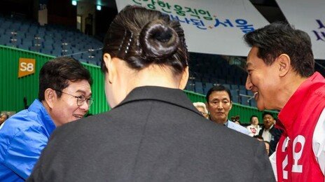 정원오 “저질 네거티브 공작정치는 범죄” 오세훈 “토론 회피 저급해”