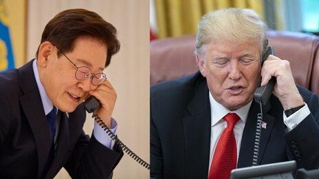 李와 30분 통화한 트럼프 “한반도 평화에 역할할것”
