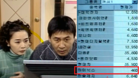 23년前 시트콤에 ‘하이닉스 460원’… “그때 100주 샀으면 2억원”