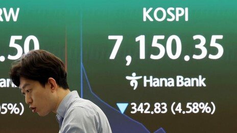 8000 찍은 다음 거래일에 장중 7142까지 하락 ‘롤러코스피’