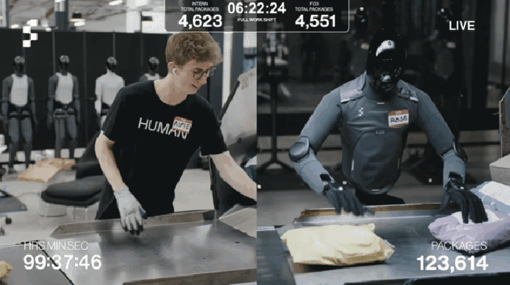 택배 분류 10시간 대결…인간, 휴머노이드에 190개차 ‘진땀승’