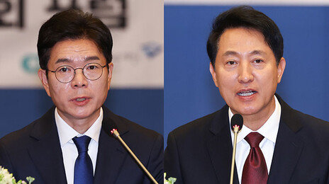 정원오 “청년월세 20만원씩 지원” vs 오세훈 “일자리 100만개 펀드 조성”