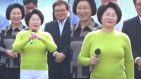 94세 이길여 총장, 꼿꼿허리-풍성한 머리… “애기들~ 스트레스 발로 차 버려”